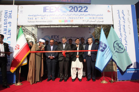ششمین نمایشگاه بین المللی شیلات، آبزیان، ماهیگیری، غذاهای دریایی و صنایع وابسته (IFEX 2022)  افتتاح گردید.